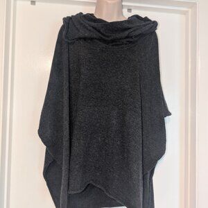 NWT Lovestitch Cowl neck poncho wool OS
